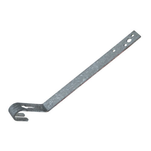 Galvanized flat anchorage for gutter - Steep slopes - L. 30 cm